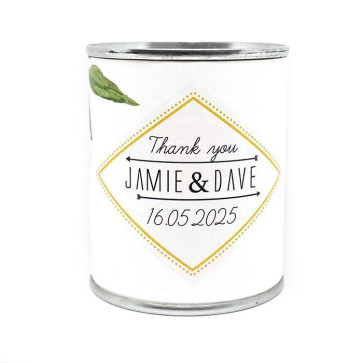 Create Your Own Chocolate Container wedding favours