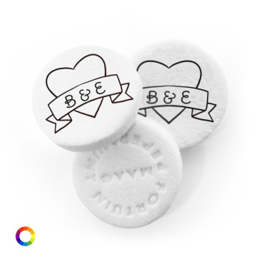 Heart Banner personalised Wedding Mints