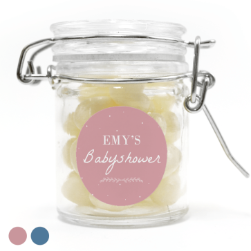 weck jar baby shower favour Dreaming