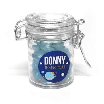 Weck jar baby shower favour Space