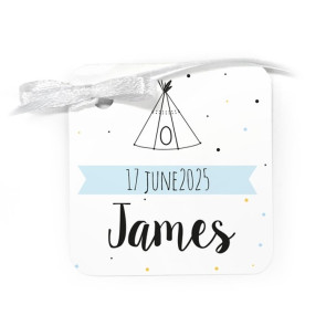 Classic Baby Shower Favour Tags