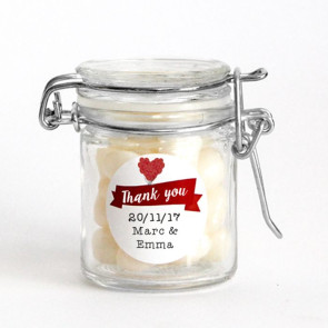 Weck Jar favour with sweets