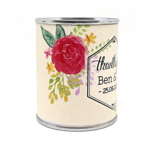 Peonies Fanfare Chocolate Favour Container
