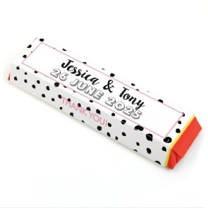 Heart Tony Chocolonely Chocolate Bar Favour