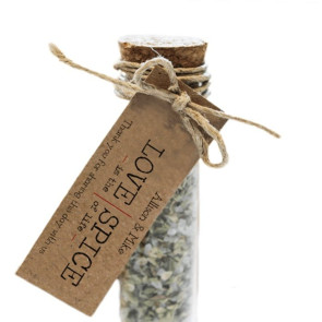 Love & Spice Herbal Gift Tubes wedding favours