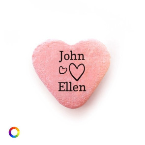 Open Hearts Personalised Candy Hearts