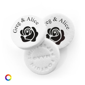Rose personalised Wedding Mints