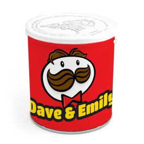 Pringles Chips wedding favours