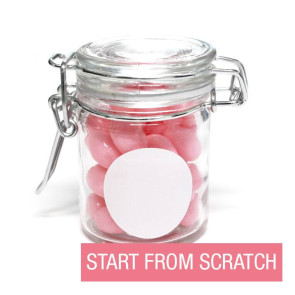 create your own weck jar baby shower favour